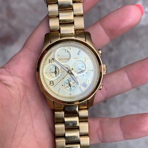 Gold Michael Kors watch